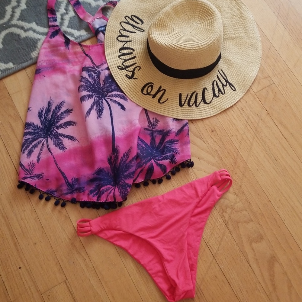 Roxy size medium cheeky bikini swim bottoms